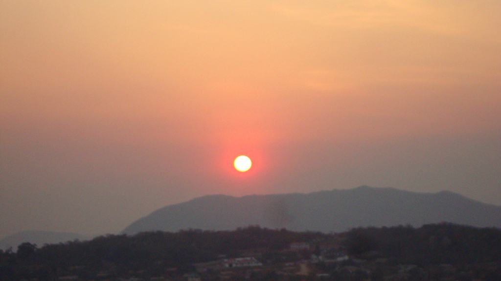 Sunset view in Iringa Town